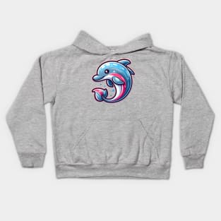 Delightful Dolphin Kids Hoodie